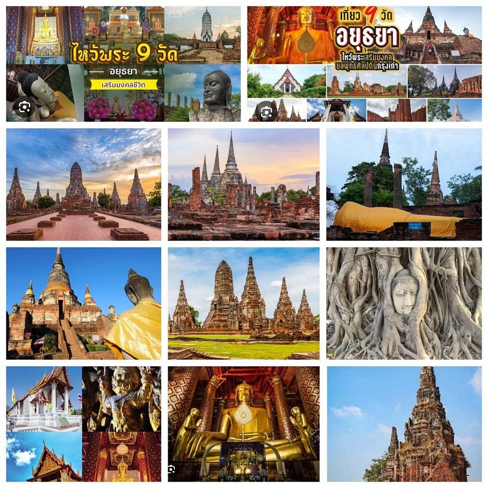 Temples in Ayutthaya